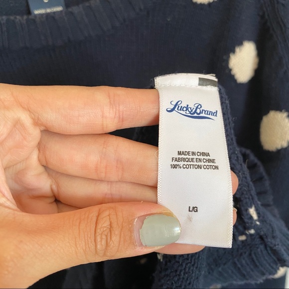 Lucky Brand Polka dot sweater - Picture 7 of 13
